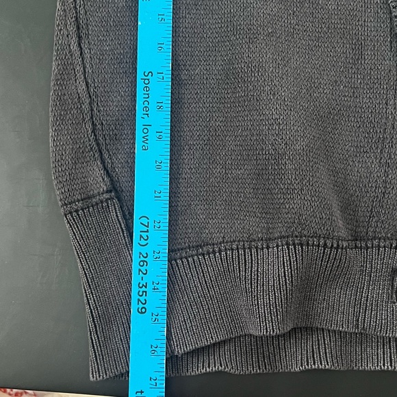 Free People Charcoal Knit Oversize Cardigan - Picture 5 of 5